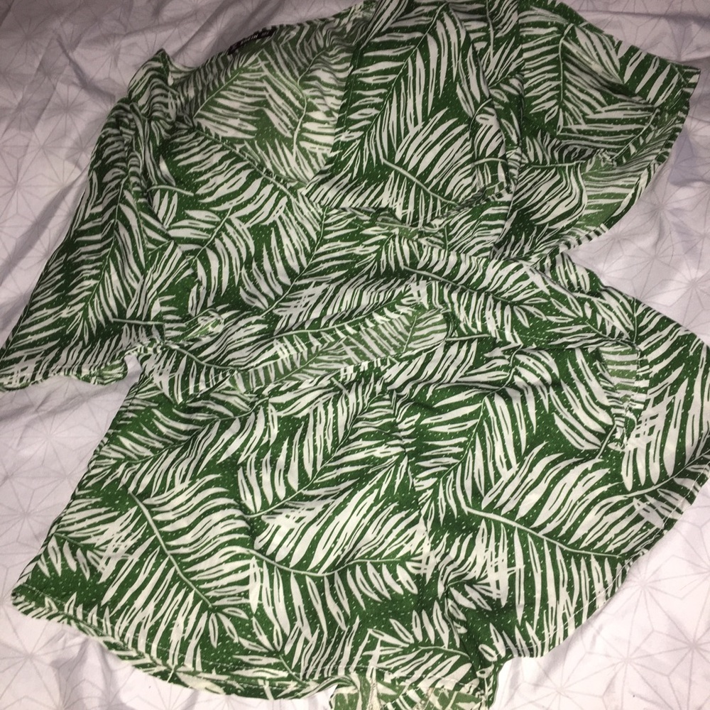 Two piece plus jumpsuit